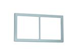 Presto Afdekraam 2-Vaks S-20.000 Chroom Mat