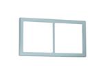 Presto Afdekraam 2-Vaks S-20.000 Chroom Mat