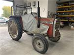 Massey Ferguson 265 met slakkenstrooier 265