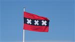 Vlag Amsterdam 100x150cm (voor gevelstok)