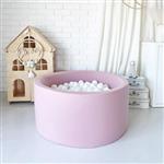 Ballenbad - Cotton- 90x40cm - Pink Excl ballen