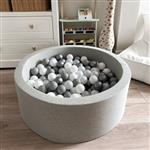 Ballenbad - Cotton- 90x30cm - Light Grey Excl ballen