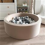 Ballenbad - Cotton- 90x30cm - Beige Excl ballen
