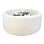 Ballenbad - Teddy - 90x30cm - Wit Excl ballen