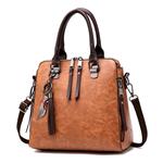 Zachte PU-lederen schoudertas voor dames - handtas luxe crossbody portemonnee Fashion Tote