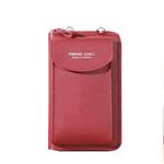 Multifunctionele portemonnee voor dames - PU lederen mobiele telefoon portemonnee tas kaart paspoort