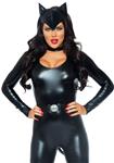 Catwoman Catsuit Zwart Dames Leg Avenue