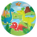 Dinosaurus Borden Dino Wereld 23cm 8st