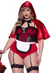 Roodkapje Kostuum Dames Bodysuit Naughty Leg Avenue
