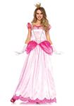 Prinsessen Jurk Roze Dames Peach Leg Avenue