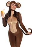 Aap Catsuit Dames Leg Avenue