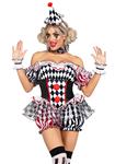 Harlekijn Kostuum Dames Bodysuit Leg Avenue