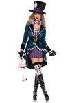 Mad Hatter Jurk Dames Leg Avenue