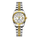 Luxury Elegant Watch for Women - 3ATM Waterproof Luminous Date Stainless Steel Quartz