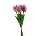 Tulp Tulpen Lavendel 33cm - Bundel van 5 stuks - Van het merk: PURE, Zijde Merk: PURE   Zijde Tulpen