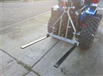 Kraffter 3-punts palletvork Gegalvaniseerd Light Duty