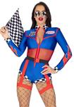 Racepak Dames Bodysuit Leg Avenue