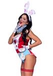 Alice In Wonderland Kostuum Dames Bodysuit Leg Avenue
