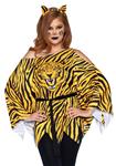 Tijger Poncho Dames Leg Avenue