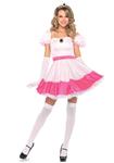 Prinsessen Jurk Roze Dames Leg Avenue