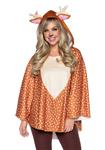 Hert Poncho Dames Leg Avenue
