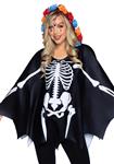 Dia De Los Muertos Poncho Dames Leg Avenue