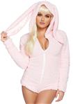 Konijnenpak Roze Dames Bodysuit Leg Avenue