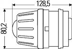Hella Dimlicht Premium H7 Aluminium Designpaneel