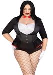 Pop Kostuum Dames Plus Size Leg Avenue