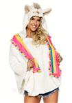 Lama Poncho Dames Leg Avenue