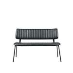 Eetkamerbank Gusto 120x63x81 cm Zwart PU