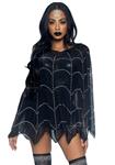 Spinnenweb Poncho Dames Leg Avenue