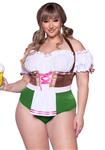 Oktoberfest Dirndl Kostuum Dames Plus Size Leg Avenue