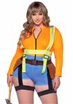 Bouw Kostuum Dames Plus Size Leg Avenue