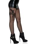 Visnet Panty Zwart Pistool