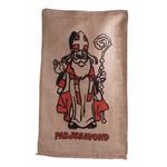 Jute zakje Sint 60 x 102 cm