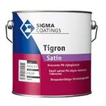Sigma Tigron Satin - WIT - 2,5 liter - VERGELIJKBAAR MET SIGMA S2U Satin