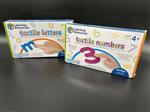 Voordeelset: Tactiele letters (26 st.) en Tactiele cijfers(37 st.)