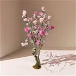 Kunst bloesemboom -  Kunstboom - Gemeleërd roze - 120 cm - voor binnen