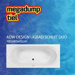 Ligbad Schuit Duo 180X80X43 Cm