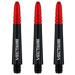 Winmau Vecta Shafts Zwart Rood