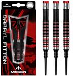 Mission Darryl Fitton Softtip Dartpijlen 18 Gram