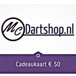 McDartshop Cadeaubon € 50