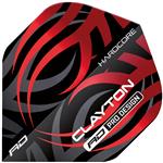 Red Dragon Hardcore Jonny Clayton Black & Red Tribal Flights