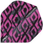 Red Dragon Hardcore Radical Black & Pink Flights