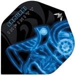 Mission Solo Dart Flights Std No2 Samurai Infinity Blue