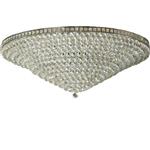 kolossale kroonluchter ca. 1950 met vele honderden geslepen bollen diameter 1,20 m.   (No.155511)