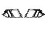 Dit betreft een set BMW G80 G81 M3 / G82 G83 M4 carbon double slot voorbumper lucht happer