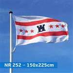 NR 252: Vlag Drenthe-150 x 225 cm
