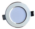 LED downlight rond 2 stuks | 80mm doorsnee | 3 Watt warmwit | 3000K | inbouw
